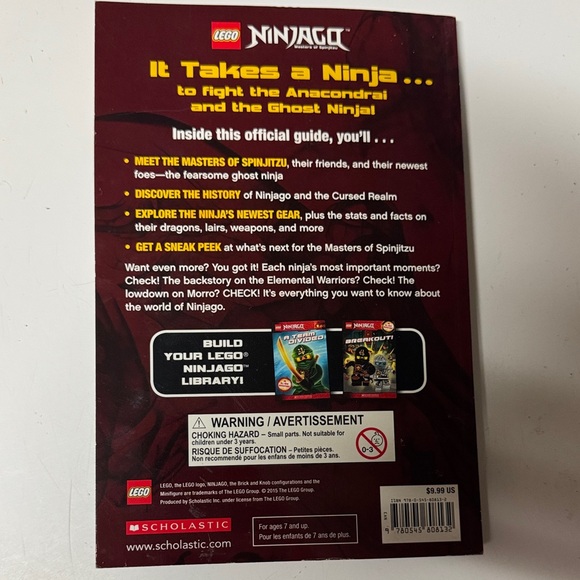 LEGO Ninjago Ninja Building Set - Black and Yellow - Picture 2 of 2